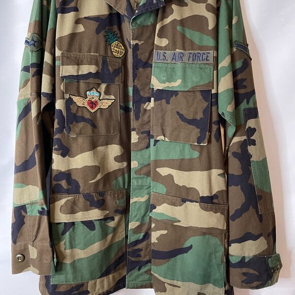 ROLLING STONE Repurposed Military AIR FORCE JACKET - Picture 2 of 5
